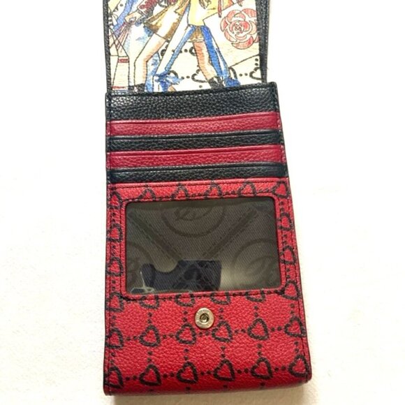 Brighton Fashionista Allure Crossbody Bag Phone Card Organizer Bow Merci - Picture 6 of 7